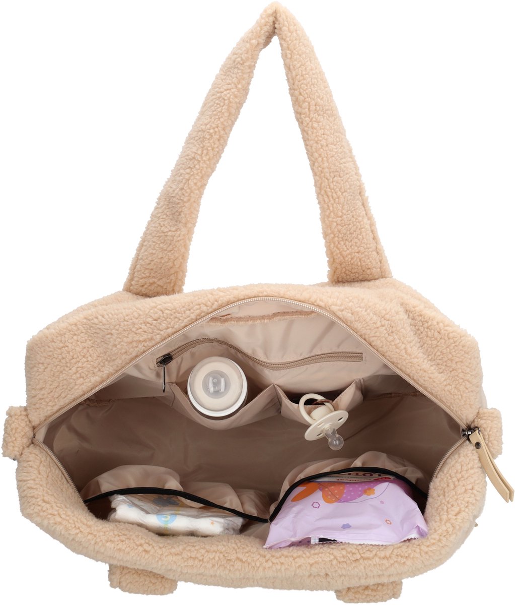 Beagles Lugo Luiertas - Teddy - Shopper - Baby - Mama Tas - Verschoningstas - Diaper Bag - Crème – foto 3