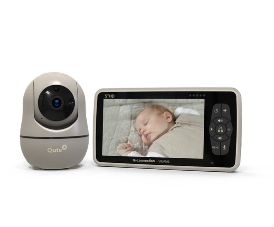 Qute Q-Connection Babyfoon met Camera - Zand - Qute - €141,00