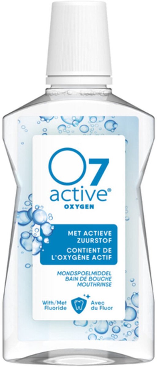 O7 Active Mondspoelmiddel - 4 x 500 ml - Voordeelverpakking