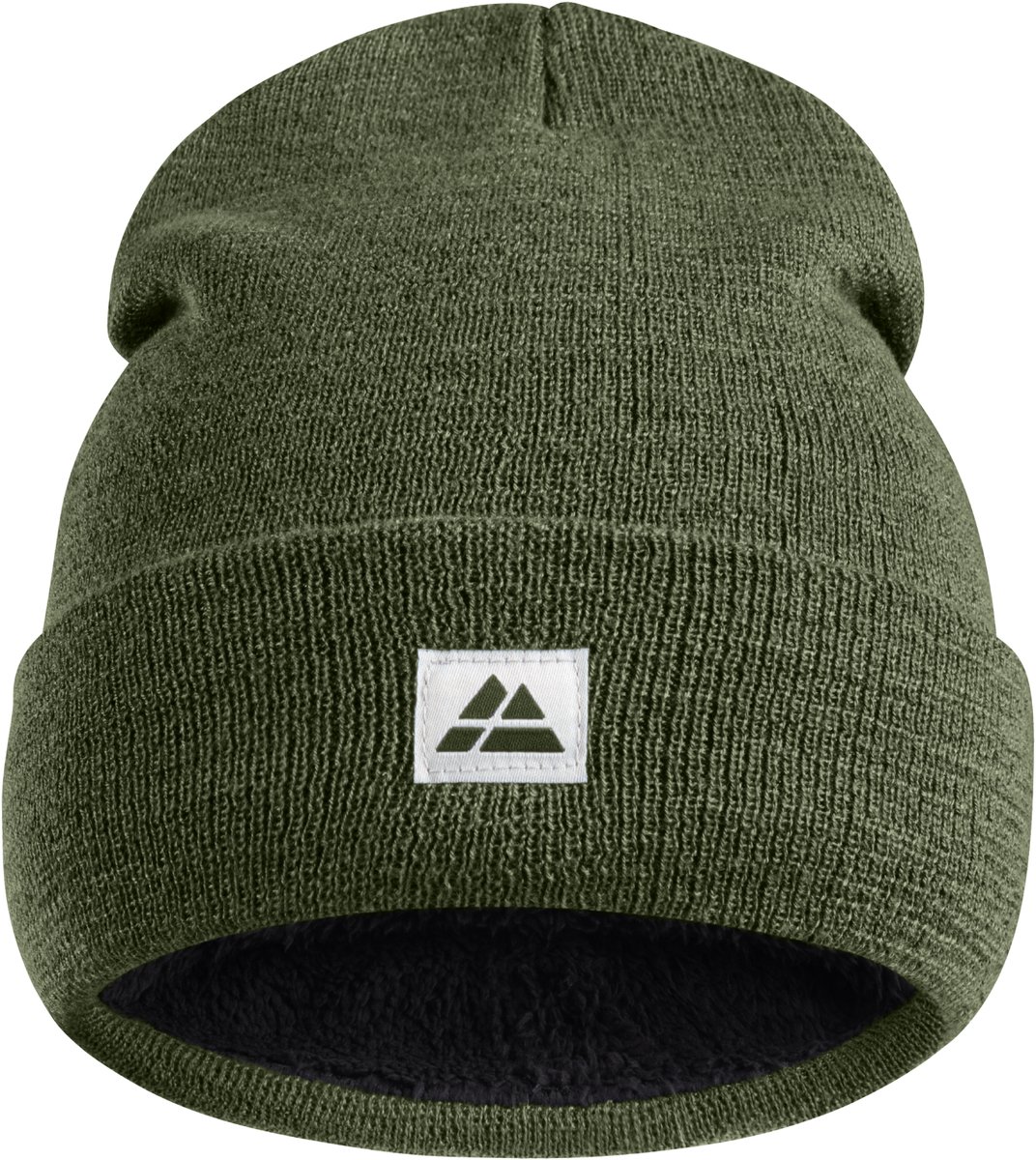 DANISH ENDURANCE Beanie van Gerecycelde Materialen met Polar Fleece - Groen