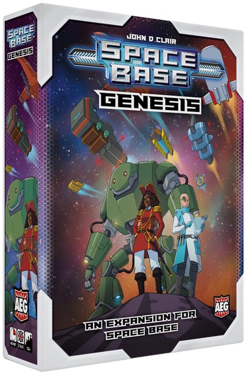 Space Base Genesis - Uitbreiding - Dobbelspel - Strategisch Bordspel - Engelstalig