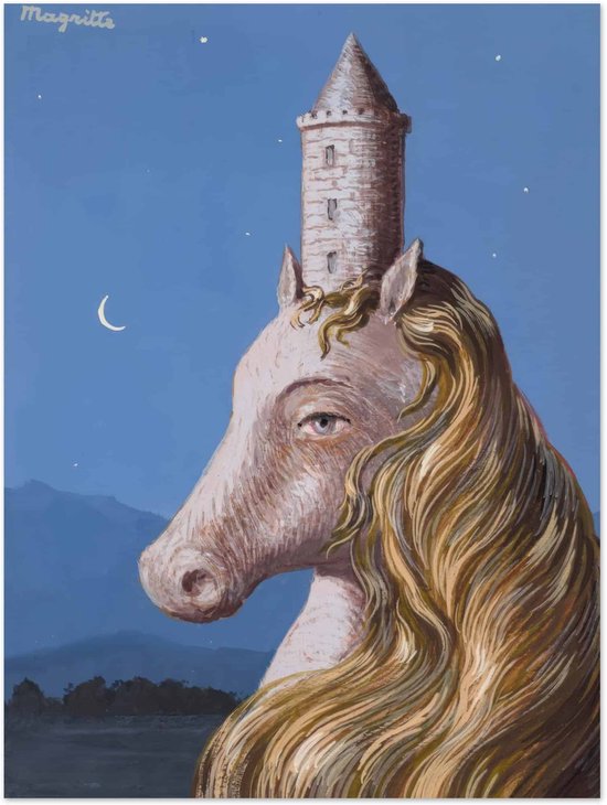 Affiche René Magritte - Le coeur du monde 30x40 cm / 12x16″ - Décoration Salon - Décoration Chambre - Décoration - Décoration murale - Décoration murale Salon - Décoration murale Chambre - Décoration murale - Décoration murale Salon - Poster Chambre