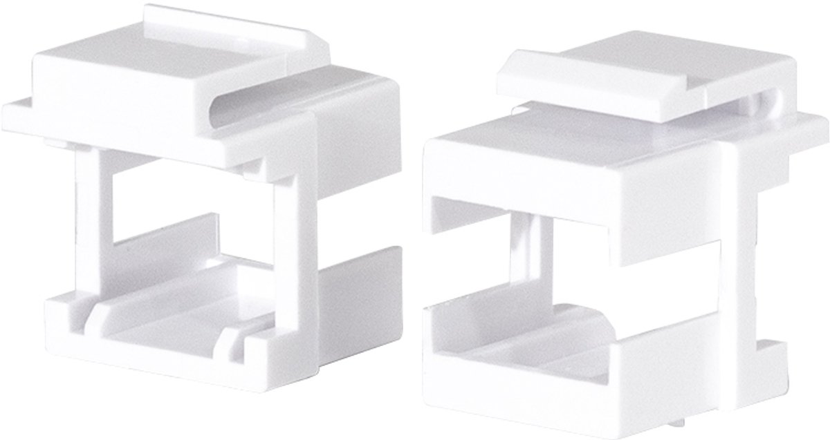 LogiLink Keystone houderkit, ABS kunststof, wit