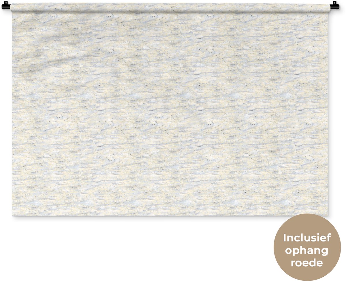 Wandkleed 120x80 cm - Wanddoek Licht - Horizontaal - Verf - Wandtapijt - Wandkleden