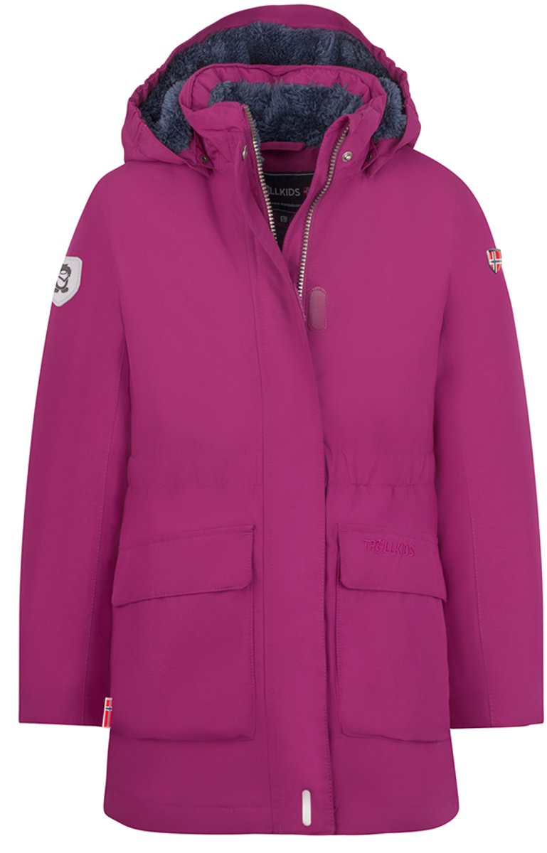 Trollkids Alesund Coat Jas Paars 140 cm Meisjes