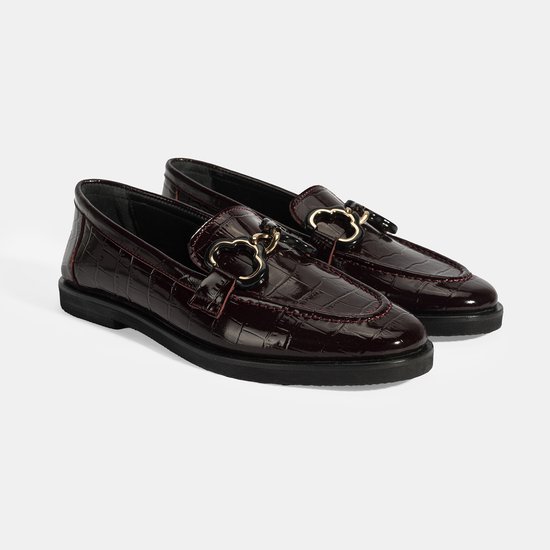 DESA Chaussure basse/Ballerine Cuir Bordeaux Femme Astuce de chaussure: rond Taille: 39 EU