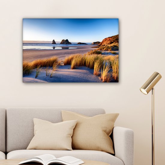 Peintures sur Toile Plage - Mer - Nature - 60x40 cm - Décoration murale