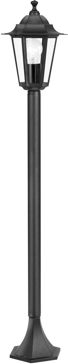 Bol.com EGLO Laterna 4 Sokkellamp - Staande lamp - Buiten - E27 - 100 cm - Zwart aanbieding