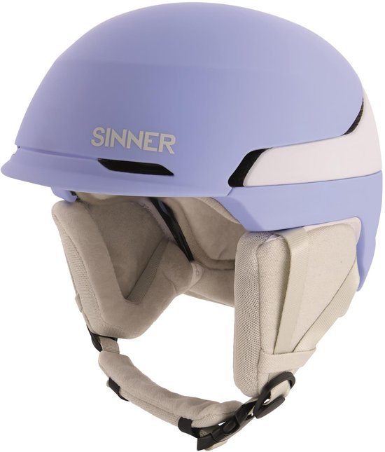 SINNER ZERMATT Unisex Skihelm - MATTE LIGHT BLUE - Maat S, 51-54 cm