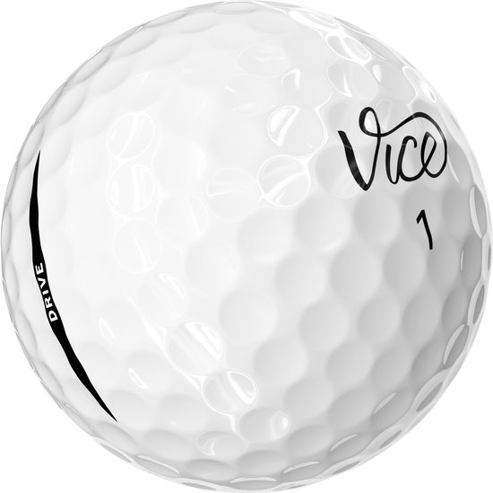 Vice Golf Drive - 12 Golfballen - Wit - 2-delige Surlyn® Constructie - Golf Accessoire van Vice — afbeelding 2