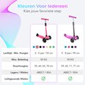 Roze step met 3 wielen, 2-5 jaar / 5-8 jaar. 50 KG max. 85A ABEC7 wielen.
