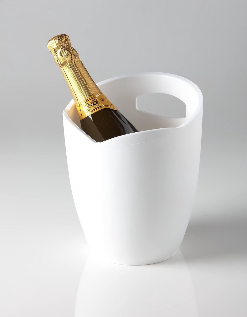 Witte wijn- en flessenkoeler met ijsemmer - 3,5 liter