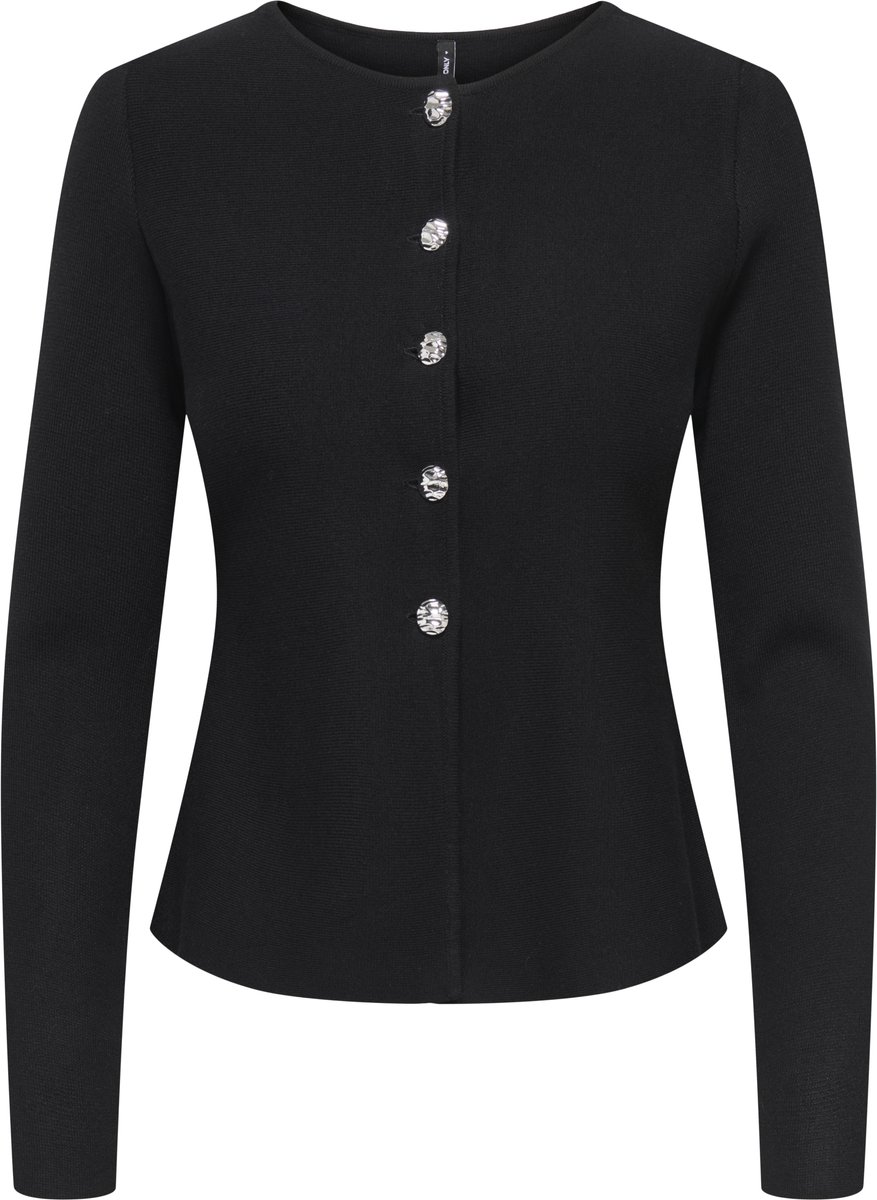 ONLY - ONLMELLI LS ONECK BUTTON CARDI KNT NOOS - Dames - Cardigans