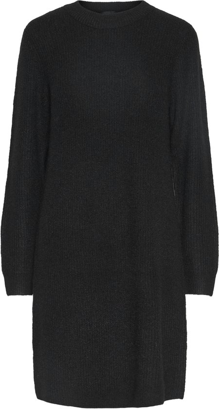 PIECES PCELLEN LS O-NECK KNIT DRESS NOOS BC Dames Jurk - Maat S