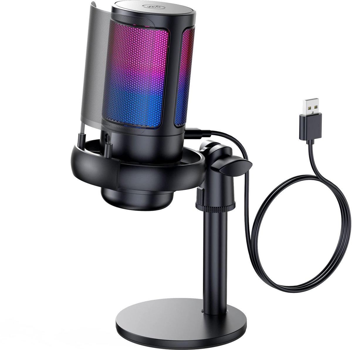 YONO Gaming Microfoon USB met RGB Stand