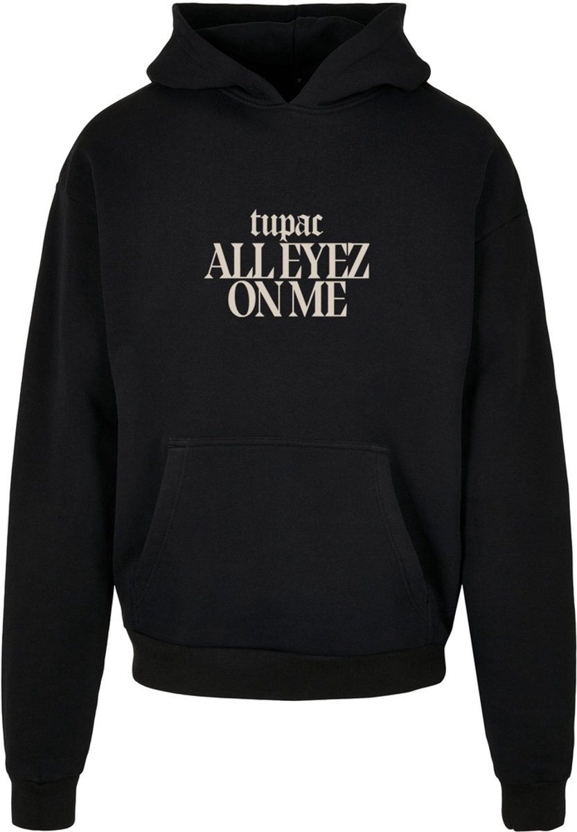 MT X Artist 2Pac All Eyez on me Tracklist Ultra Heavy Oversize Hoodie Zwart