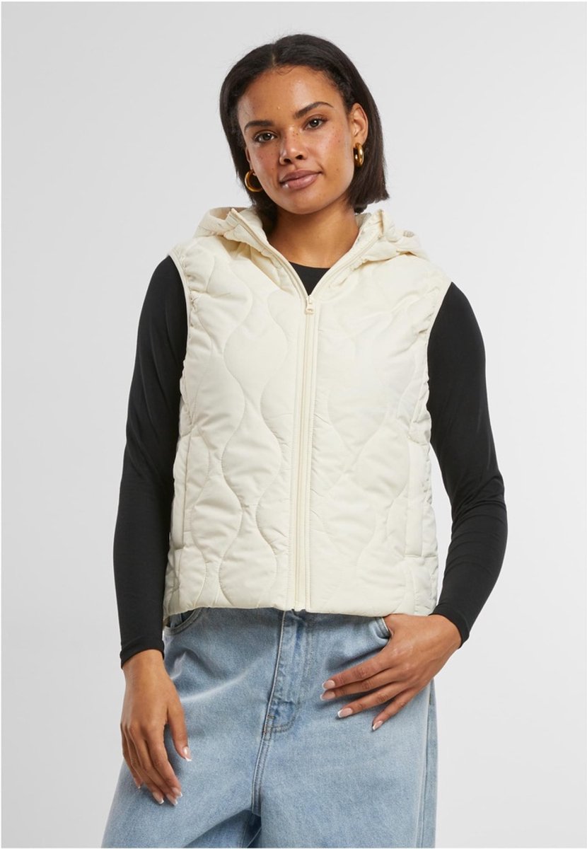 Urban Classics Super Light Puffer Mouwloos jacket L Beige
