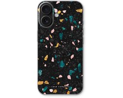 Case Company® - Hoesje geschikt voor iPhone 16 hoesje - Terrazzo N°10 - Soft Cover Telefoonhoesje - Bescherming aan alle Kanten en Schermrand