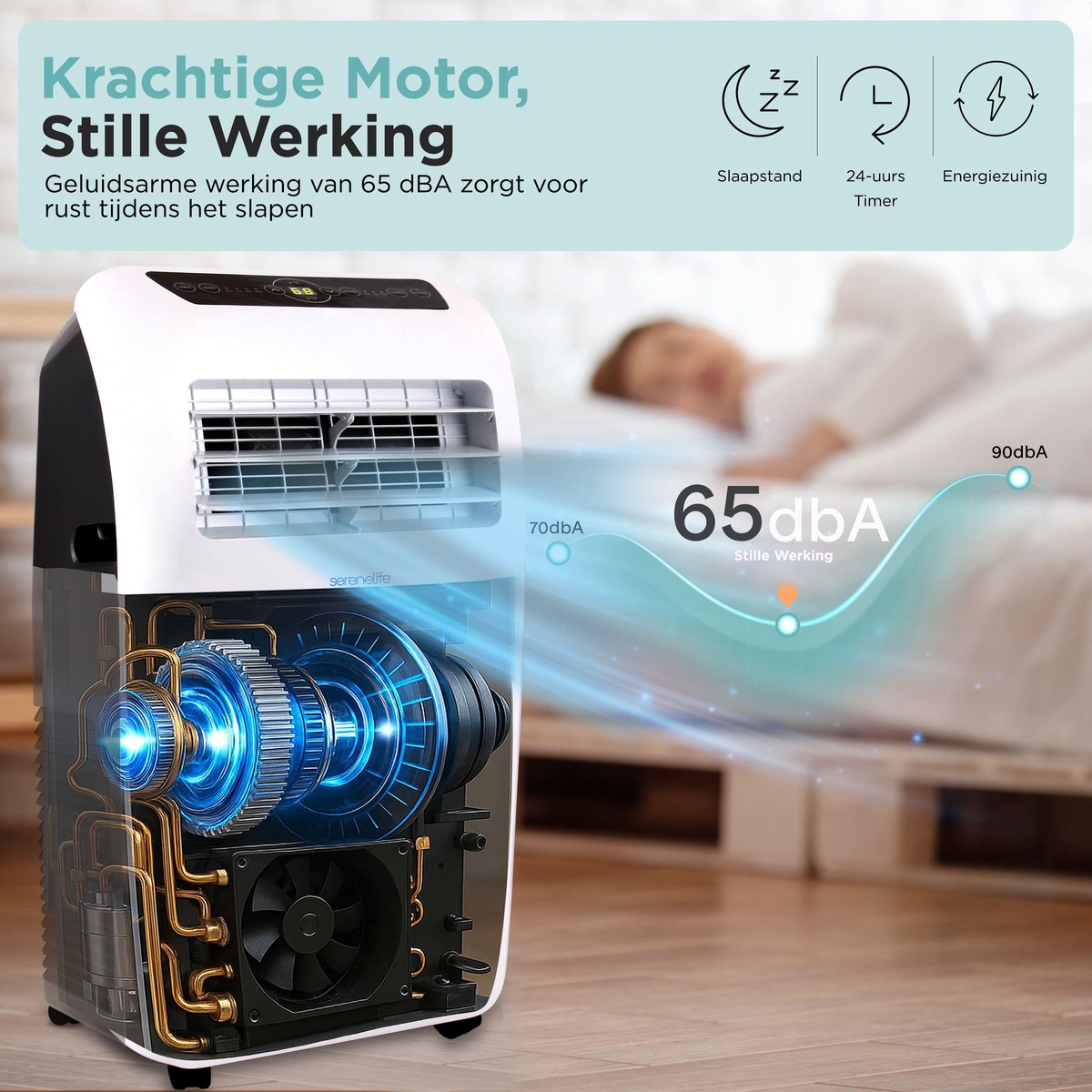 Afbeelding 3 van Mobiele Airconditioner - Draagbare Airco - Verplaatsbare