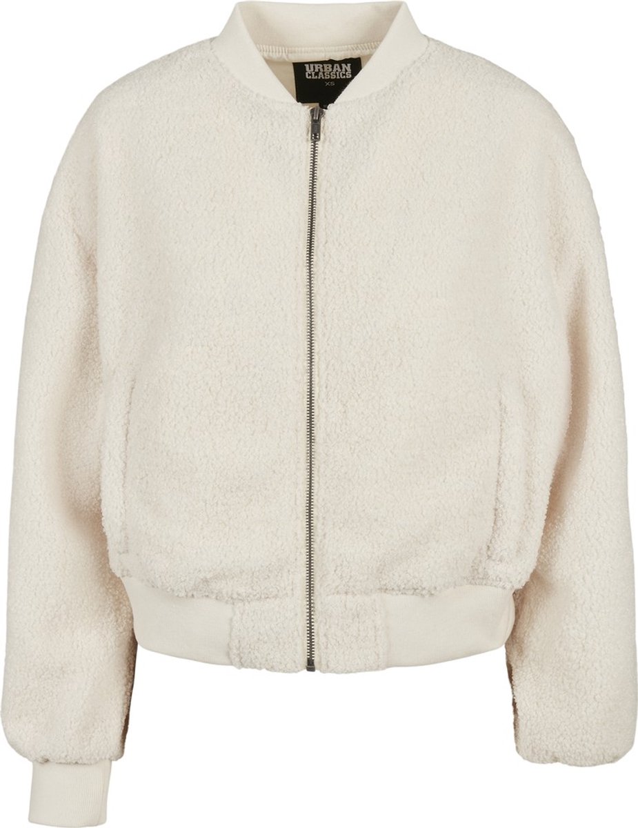 Urban Classics Oversized Sherpa Bomber jacket 4XL Creme