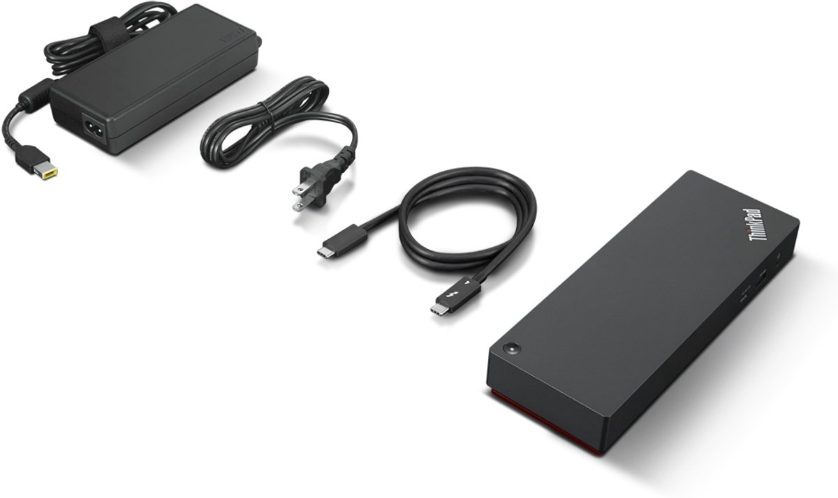 Lenovo ThinkPad Universal Thunderbolt 4 Bedraad Zwart thumbnail 2