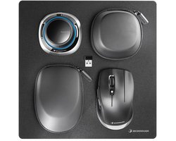 3Dconnexion SpaceMouse Wireless Kit 2 muis Universeel Rechtshandig RF Wireless + Bluetooth + USB Type-A Optisch