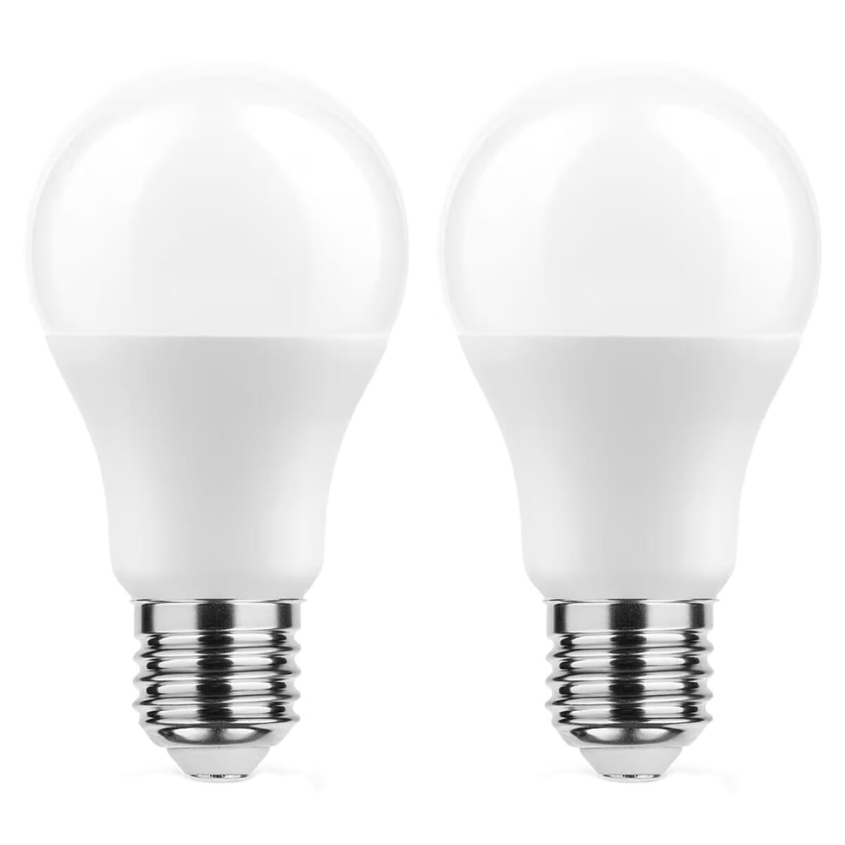 Technik E27 LED Lamp 11.1W - 1055lm - 2700K - Warm Wit - LED Globe A60 - Vervangt 75W Halogeen Gloeilamp - 2 stuks