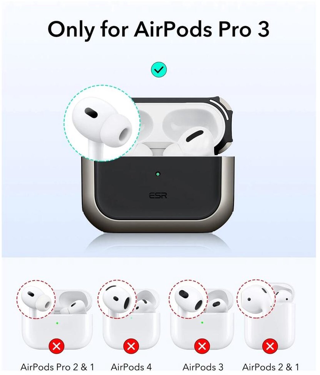 Esr Orbit Halolock Hoesje Voor Apple Airpods Pro 3 Magsafe Bescherming – foto 3
