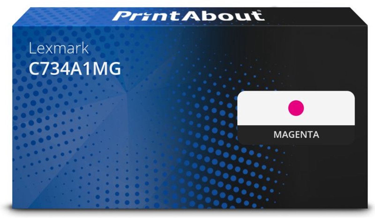 PrintAbout - Alternatief voor de Lexmark C734A1MG / magenta
