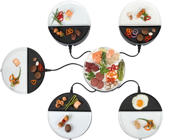 Bourgini Chef's Dinner Party Gourmetstel – 5 Personen – Bakplaat – PFAS-vrij - Vaatwasserbestendig