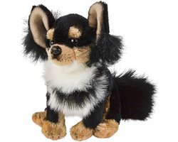 Knuffeldier Chihuahua 15 cm Zwart - Pluchen Hond voor Kinderen