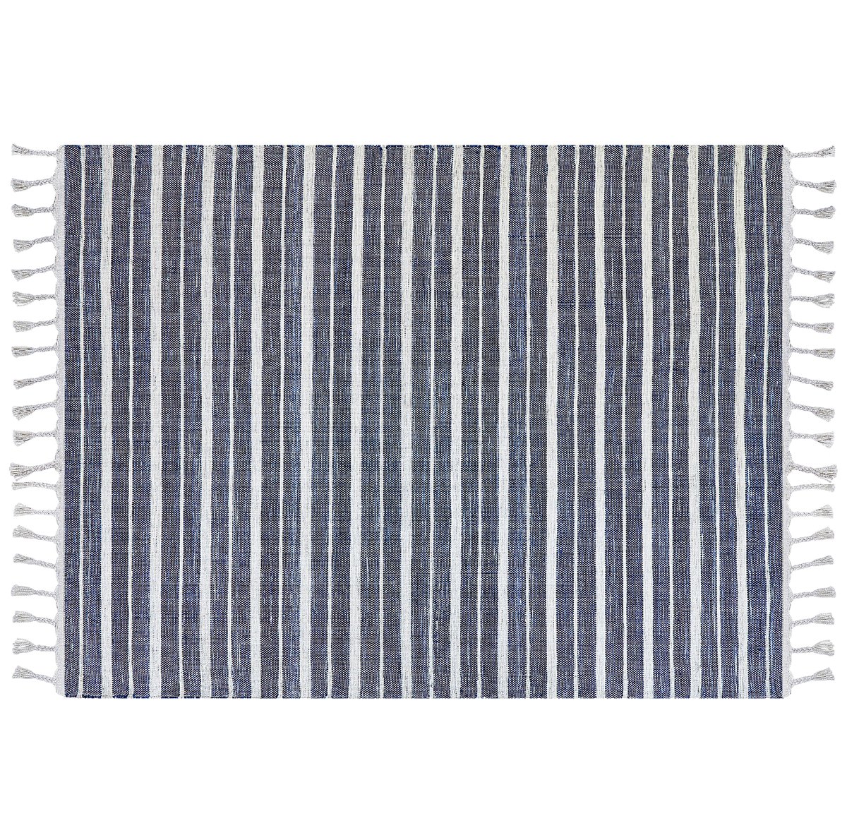 BELIANI BADEMLI - Vloerkleed - Donkerblauw - 160 x 230 cm - Synthetisch