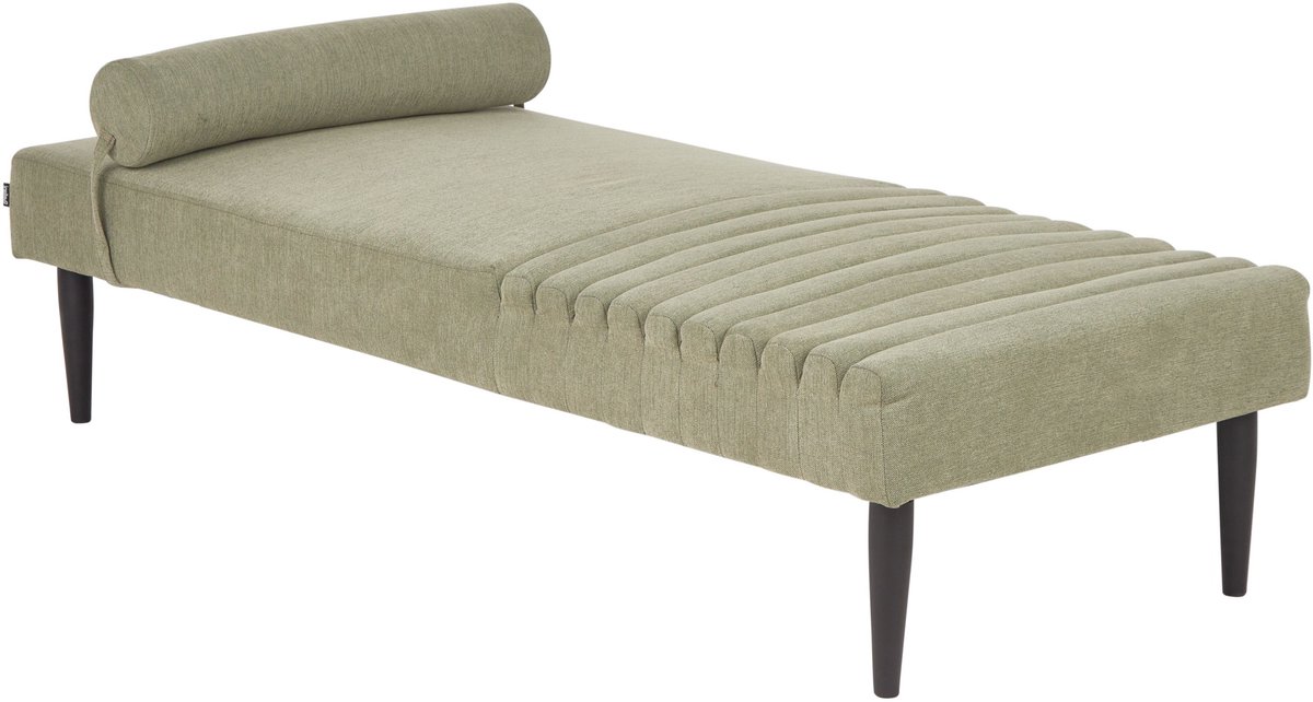 Beliani MAURIAC - Chaise longue - Groen - Polyester