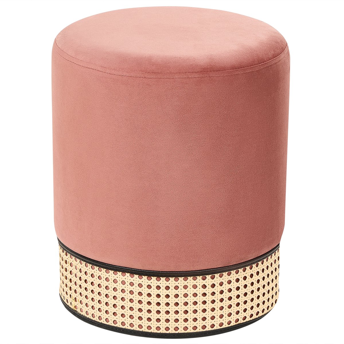 YANKTON - Poef - Roze - Fluweel