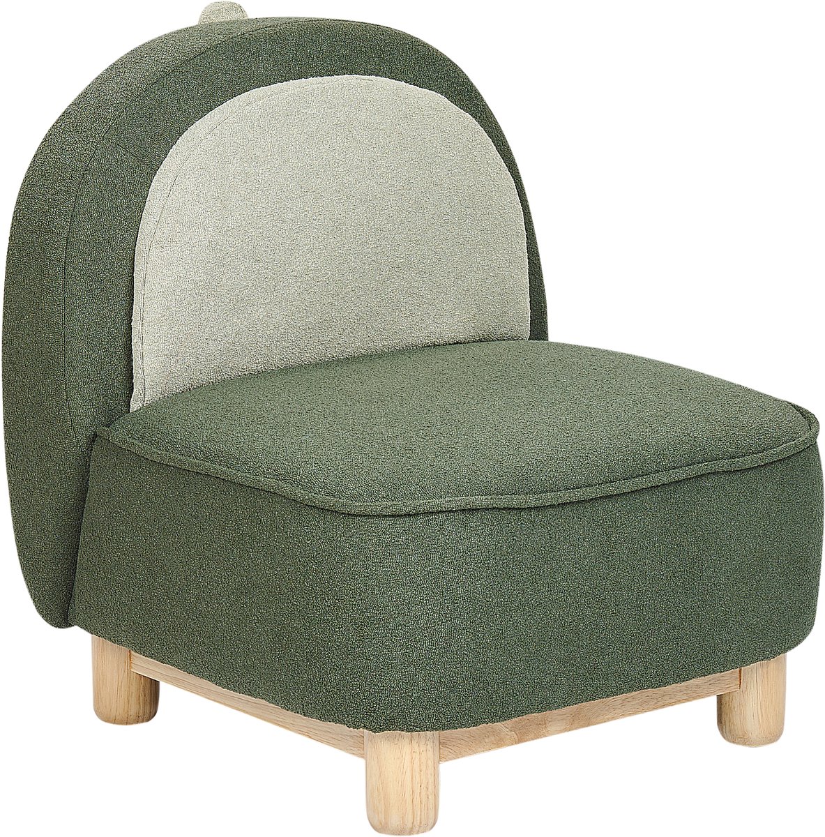 FABORG - Kinderstoel - Donkergroen - Polyester