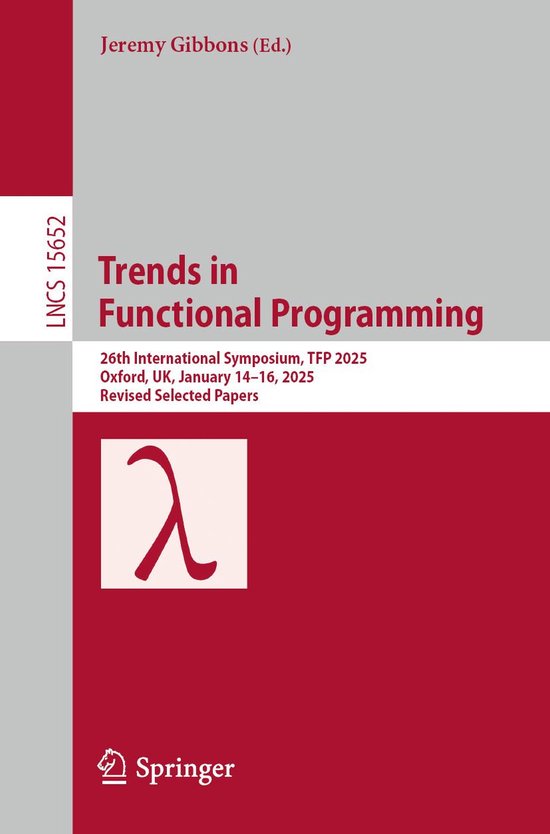 Springer Nature Proceedings Computer Science - Trends in Fun ... - cover