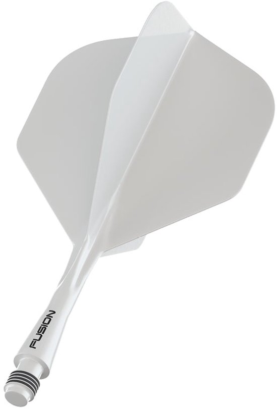 Winmau Fusion Solid White NO2 - Dart Flights van Merkloos — afbeelding 4