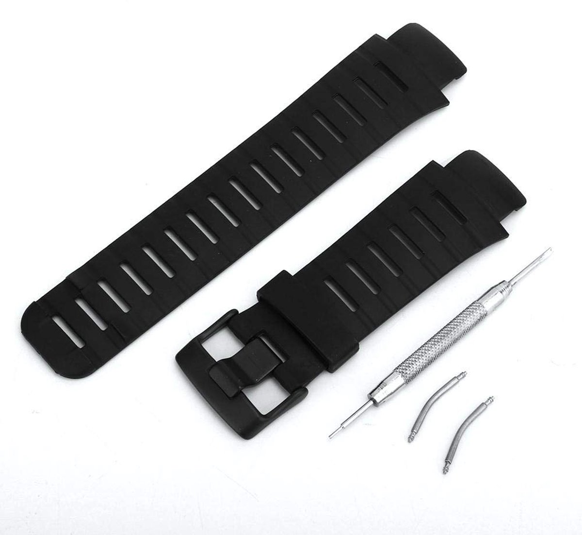 【-】 Zachte waterdichte rubberen horlogeband, voor SUUNTO X-LANDER horlogeband, voor horlogemaker