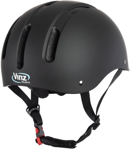 VINZ Vélo Fietshelm - EN1078 Goedgekeurd - Ebike / Elektrische Fiets Helm - Maat 54-61cm - Mat Zwart