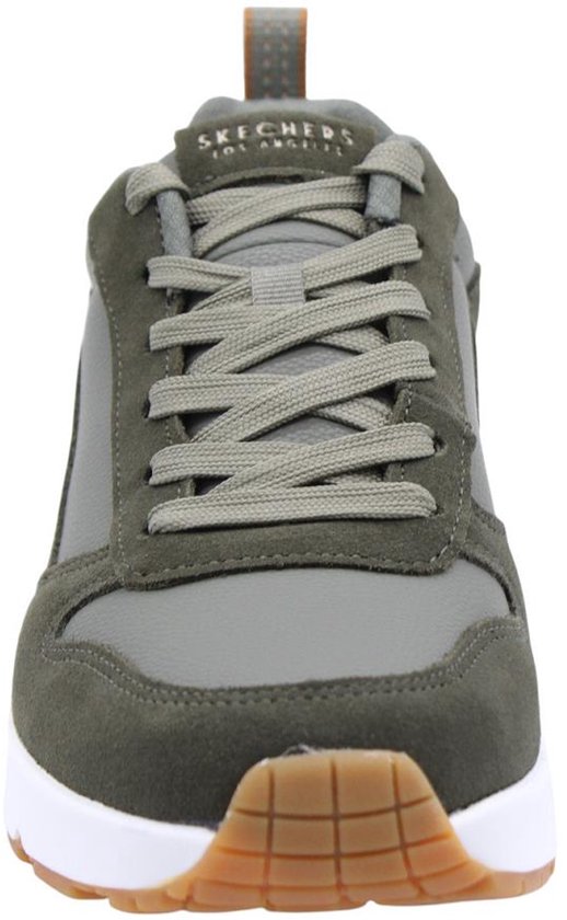 Skechers Uno - Stacre Baskets pour femmes pour hommes - Vert olive - Taille 44