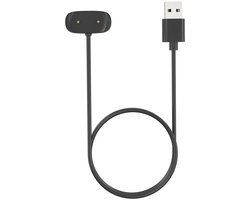 DrPhone USB Oplaadkabel 1m – Geschikt voor Amazfit GTR4 /GTR3 /GTS3, T-Rex 2 , T-Rex Ultra – Veilig & Snel - Zwart