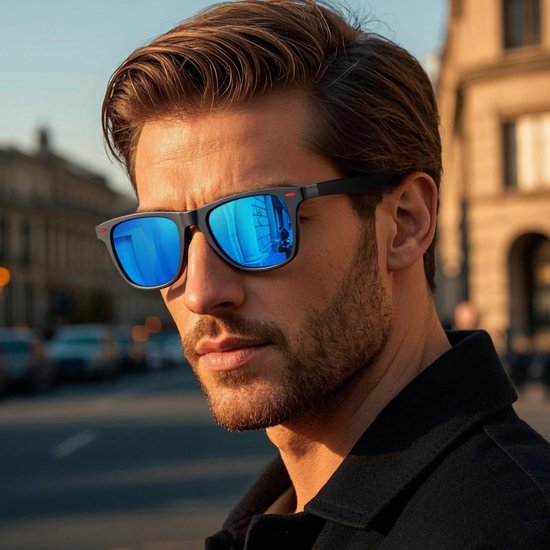 Zonnebril Gepolariseerd Voor Heren en Dames - Ultralichte Wrap Around Zonnebril met UV400 Bescherming voor Rijden, Hardlopen, en Vissen van Merkloos — afbeelding 3
