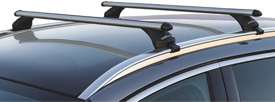 Barres de toit adaptées pour Volvo V60 I 2010-2018 break Green Valley Easy One Quick Alu argent