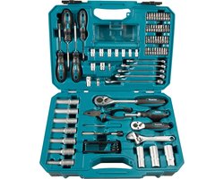 Makita E-08458 Handgereedschapset 87-delig In kunststof koffer