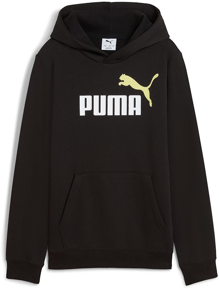 Puma Ess 2 Color Nº 1 Logo Hoodie 5-6 Years Jongens Meisjes Zwart