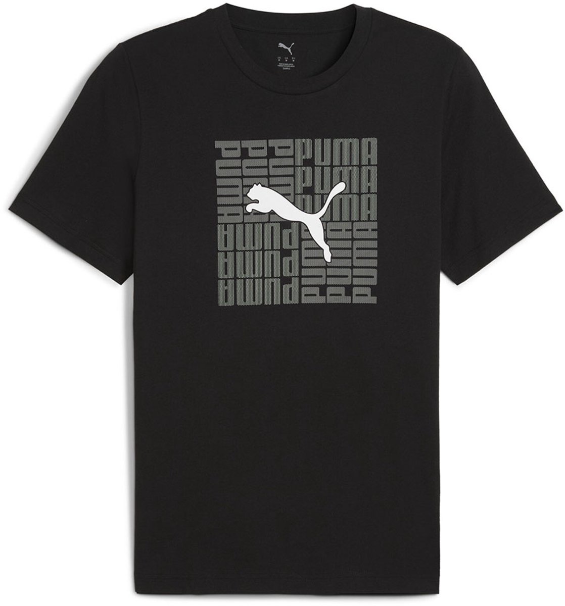 Puma Graphic Box T-shirt Met Korte Mouwen L Man Zwart