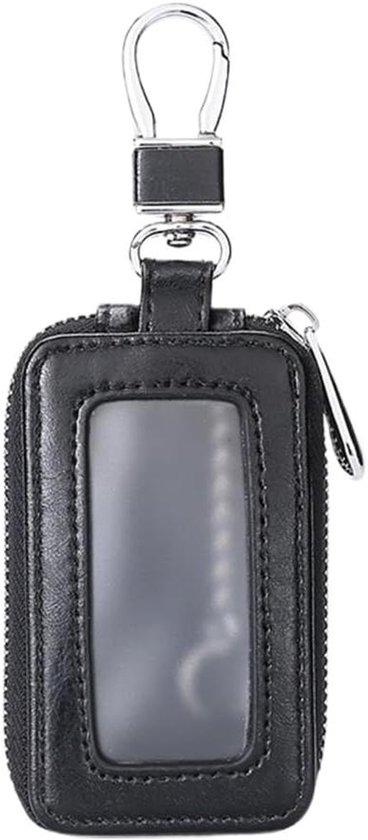 Uposao Autosleutel echt lederen hoesje, draagbare sleutel case & mini portemonnee hoesje afstandsbediening sleutelhanger zakje voor mannen vrouwen