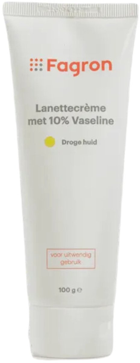Fagron Lanettecreme 10% Vaseline - 2 x 100 gr - Voordeelverpakking