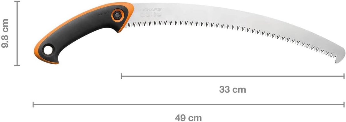 Fiskars SW-330 - Scie à main - Modèle professionnel - Longueur 490 mm