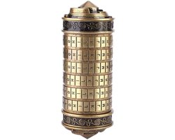 Allecto plus - Mini Cryptex Slot Verjaardagscadeau voor Haar - Da Vinci Code Stijl - Romantisch Design - Persoonlijke Code - Ideeën voor Verjaardagscadeau